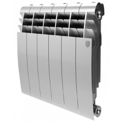 Биметаллический радиатор Royal Thermo BiLiner 350 Silver Satin 4 секции