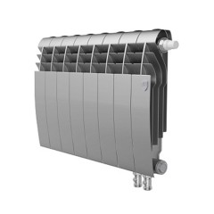 Биметаллический радиатор Royal Thermo BiLiner 350 Silver Satin VR 10 секций