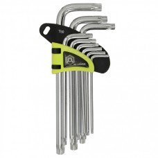 Набор ключей ARMERO длинные TORX Cr-V (9 шт)      A410/098