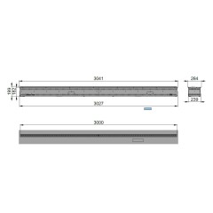 Встраиваемый электрический 3D-камин FireLine 3000
