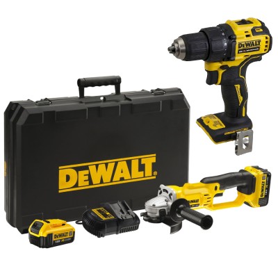 УШМ акк DEWALT DCG 412 M2 + Дрель акк DEWALT DCD 708 N