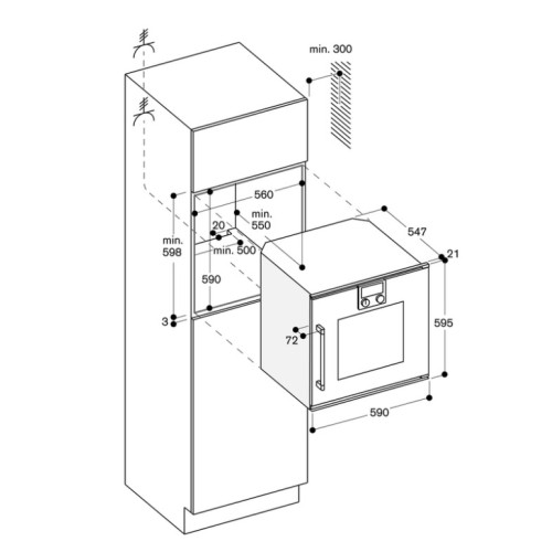 Духовой шкаф Gaggenau BOP 221-131 в Краснодаре