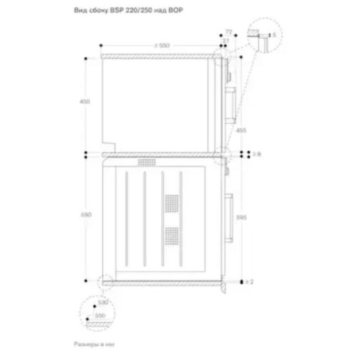 Духовой шкаф - пароварка Gaggenau BSP 251-101 в Краснодаре