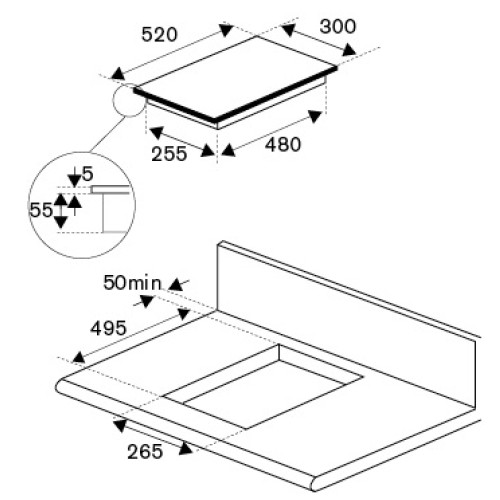 Индукционная варочная панель Bertazzoni P302I23NV в Краснодаре