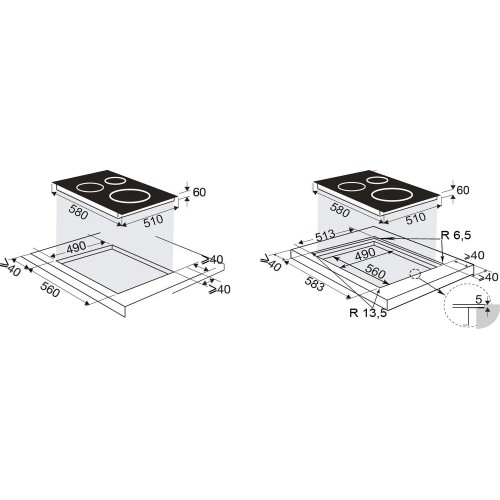Индукционная варочная панель Brandt BPI2638UB в Краснодаре