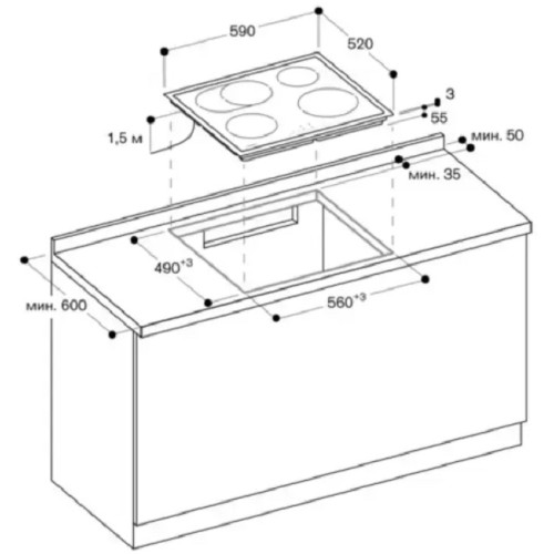 Индукционная варочная панель Gaggenau CI261114 в Краснодаре