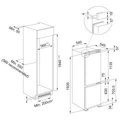Встраиваемый холодильник Franke FCB 360 V NE D