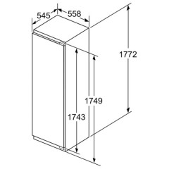 Встраиваемый холодильник Neff KI1813F30R