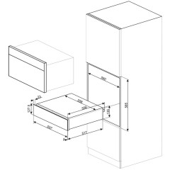 Встраиваемый подогреватель посуды Smeg CPR115B3