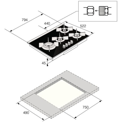 Варочная панель Asko HG8843BGB1 в Краснодаре