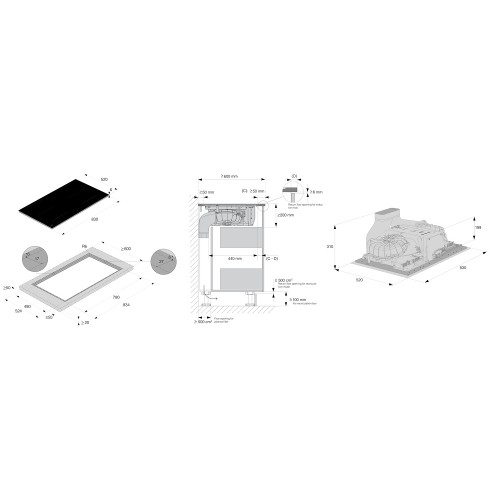 Варочная панель с вытяжкой Asko HIHD854GF в Краснодаре