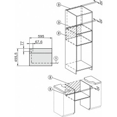 Встраиваемая микроволновая печь Miele H 7140 BM EDST/CLST