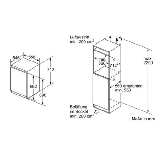 Встраиваемая морозильная камера Neff GI5113F20R в Краснодаре