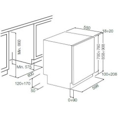 Встраиваемая посудомоечная машина Fulgor Milano FDW 9093.1