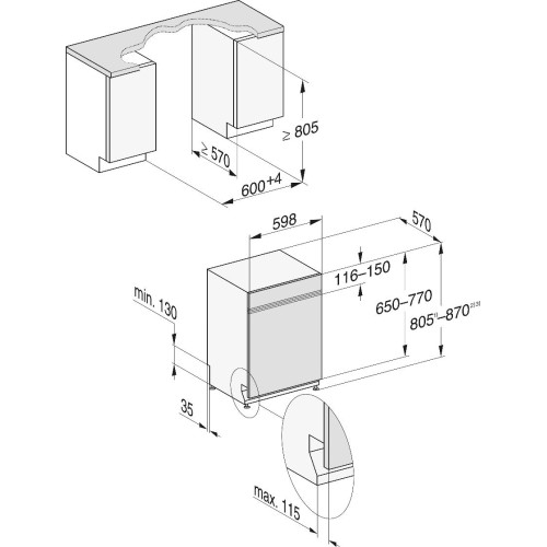 Встраиваемая посудомоечная машина Miele G 5410 SCi Active Plus CleanSteel сталь в Краснодаре