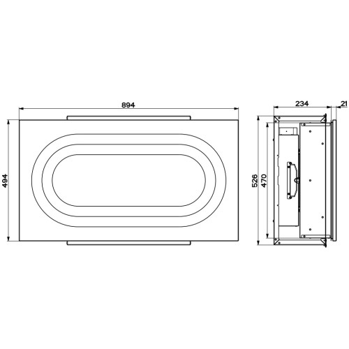 Встраиваемая в потолок вытяжка Faber INSIDE UP IX KL A90 в Краснодаре