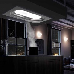 Встраиваемая в потолок вытяжка Faber INSIDE UP IX KL A90