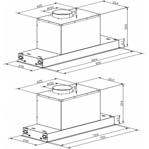 Встраиваемая вытяжка Kaiser EA 945 ECO в Краснодаре