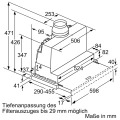 Встраиваемая вытяжка Neff D46ML54X1