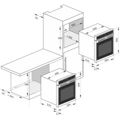 Встраиваемый газовый духовой шкаф Kaiser EG 6374 Sp