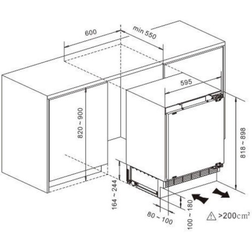 Встраиваемый холодильник Kuppersberg RBU 814 в Краснодаре
