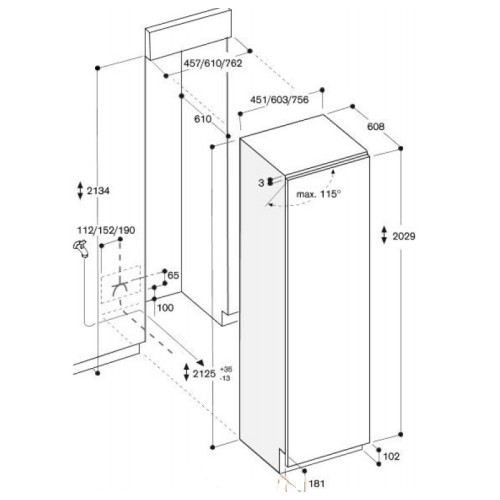 Встраиваемый морозильник Gaggenau RF 411-301 в Краснодаре
