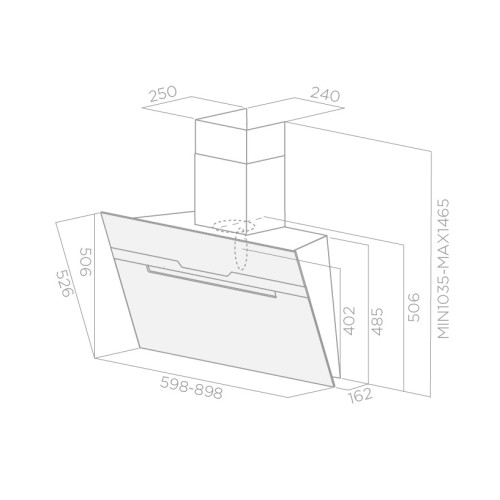Вытяжка ELICA MAJESTIC WH/A/90 в Краснодаре