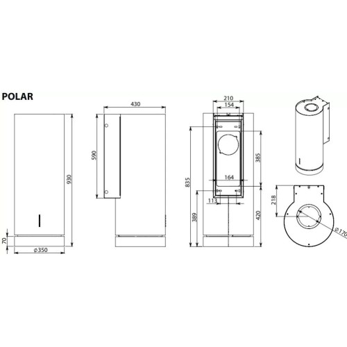 Вытяжка Falmec POLAR X в Краснодаре