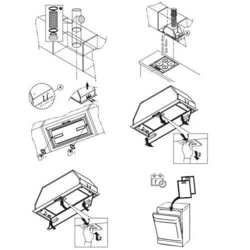 Встраиваемая вытяжка Kuppersberg INBOX 73 B в Краснодаре
