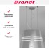 Подвесная вытяжка Brandt BHI1043X в Краснодаре