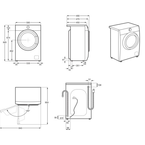Стиральная машина AEG L6SE47SRE в Краснодаре