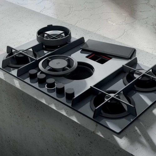 Варочная панель с вытяжкой Elica NIKOLATESLA FLAME BL/A/88 в Краснодаре