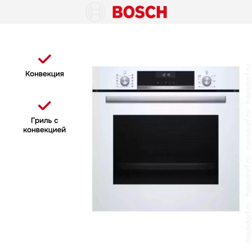 Встраиваемый духовой шкаф BOSCH HBG517EW0R в Краснодаре