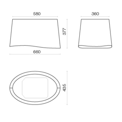 Вытяжка Falmec Mare isola 66 (450) (с системой E.ion) ECP white в Краснодаре