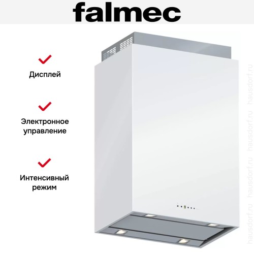 Вытяжка Falmec Laguna isola 60 vetro (800) Bianca STEC в Краснодаре