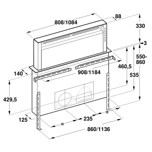 Встраиваемая вытяжка Gaggenau AL 400-191 в Краснодаре