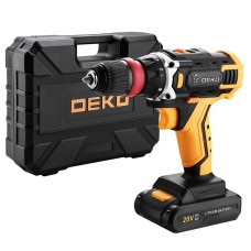 Дрель аккумуляторная DEKO DKCD 20 FU-Li SET3 20v 2*1.5Ah Li-Ion   063-4177