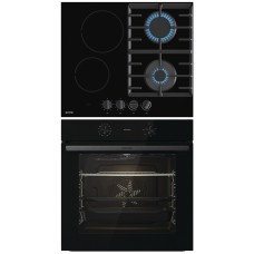 Комплект №8 (варочная панель Gorenje GCE691BSC + духовой шкаф Gorenje BO6717E03BG)