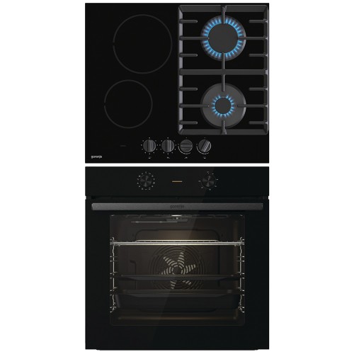 Комплект №8 (варочная панель Gorenje GCE691BSC + духовой шкаф Gorenje BO6717E03BG) в Краснодаре