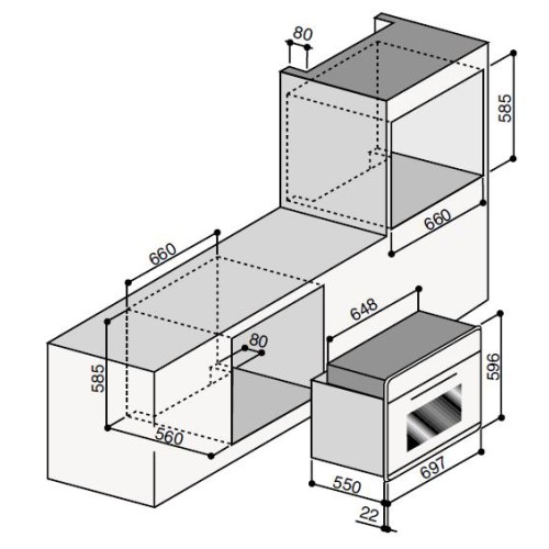 Духовой шкаф Ilve 700-CMP в Краснодаре