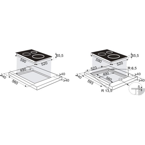 Индукционная варочная панель Brandt BPI6464B в Краснодаре