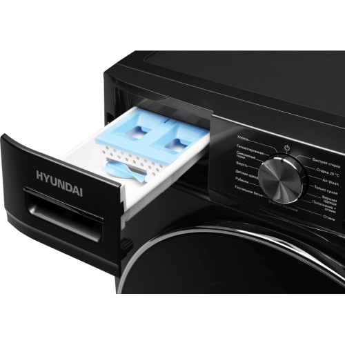 Стирально-сушильная машина Hyundai WFD8401 темно-серый в Краснодаре