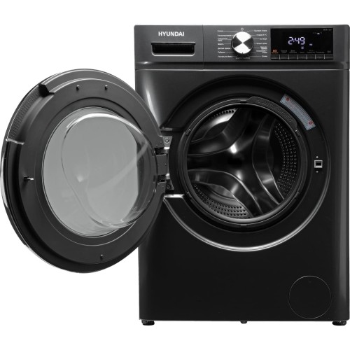 Стирально-сушильная машина Hyundai WFD8401 темно-серый в Краснодаре
