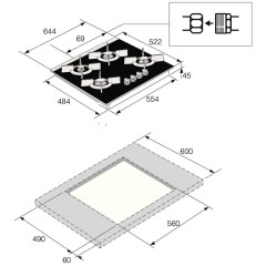 Варочная панель Asko HG8640BGB1