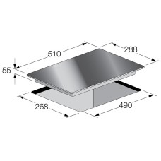 Варочная панель Fulgor Milano CH 302 ID TC BK/2