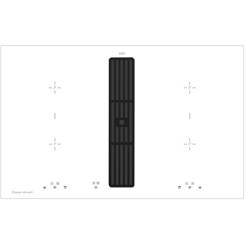 Варочная панель с вытяжкой Kuppersbusch KMI 8500.0 WR Black Velvet в Краснодаре