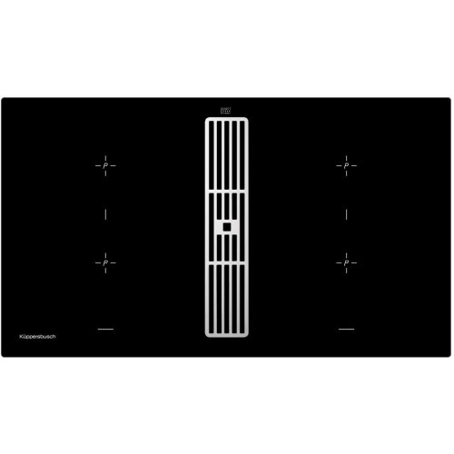 Варочная панель с вытяжкой Kuppersbusch KMI 9850.0 SR Silver Chrome в Краснодаре