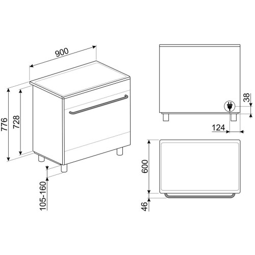 Варочный центр Smeg CG90CIXT в Краснодаре