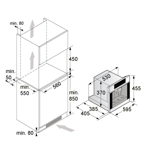 Встраиваемая кофемашина Asko CMB54BG в Краснодаре