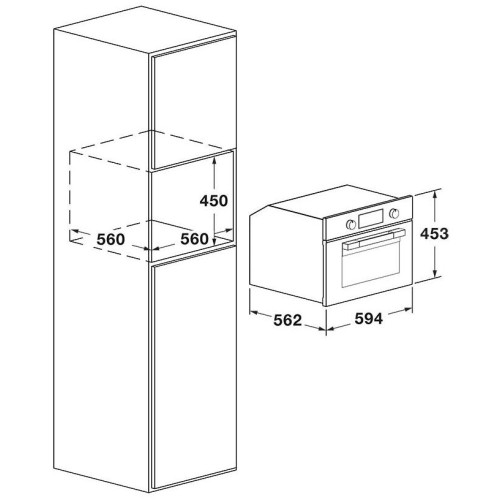 Встраиваемая микроволновая печь Fulgor Milano FUGMO 4505 MT MBK в Краснодаре